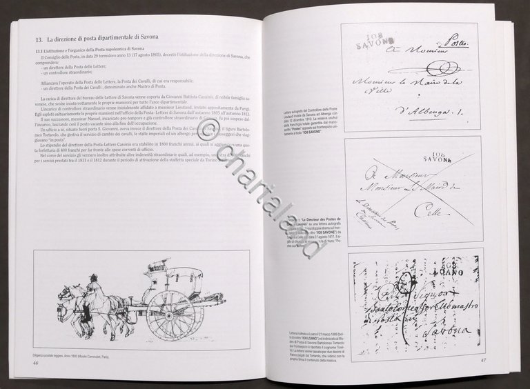 P. Giribone - Poste, staffette e pedoni di savona napoleonica …