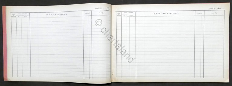 P.N.F. Alessandria - Fascio Femminile - Registro Inventario - ed. …