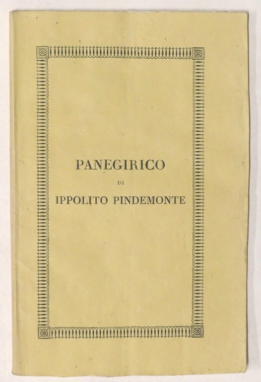Panegirico di Ippolito Pindemonte - ed. 1829 Bettoni | Immagine Gallery 2