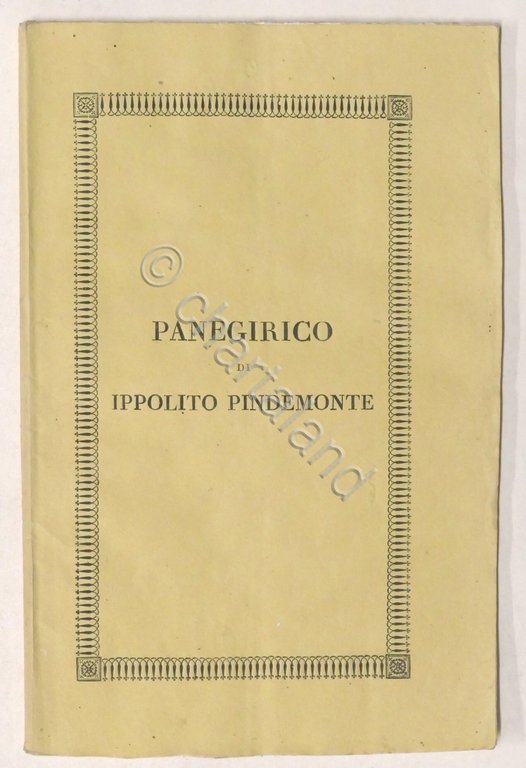 Panegirico di Ippolito Pindemonte - ed. 1829 Bettoni | Immagine Gallery 4