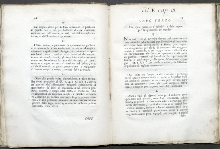 Patenti di sua maestà de' 6 giugno Regolamento amministrazioni città …