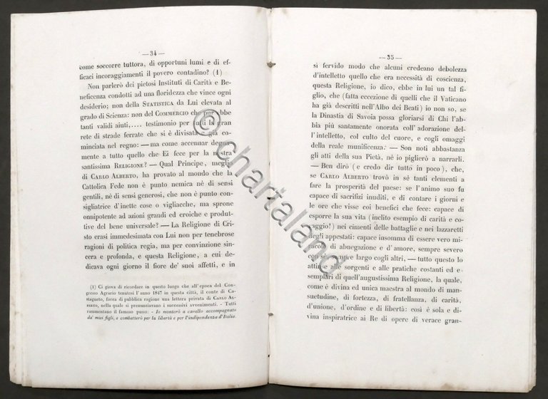 Pei funerali di Re Carlo Alberto - Orazione del prof. …