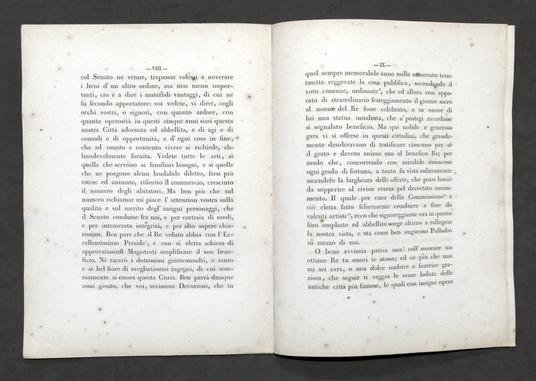 Per dedicazione Statua Equestre cittadini Casale a il Re Carlo …