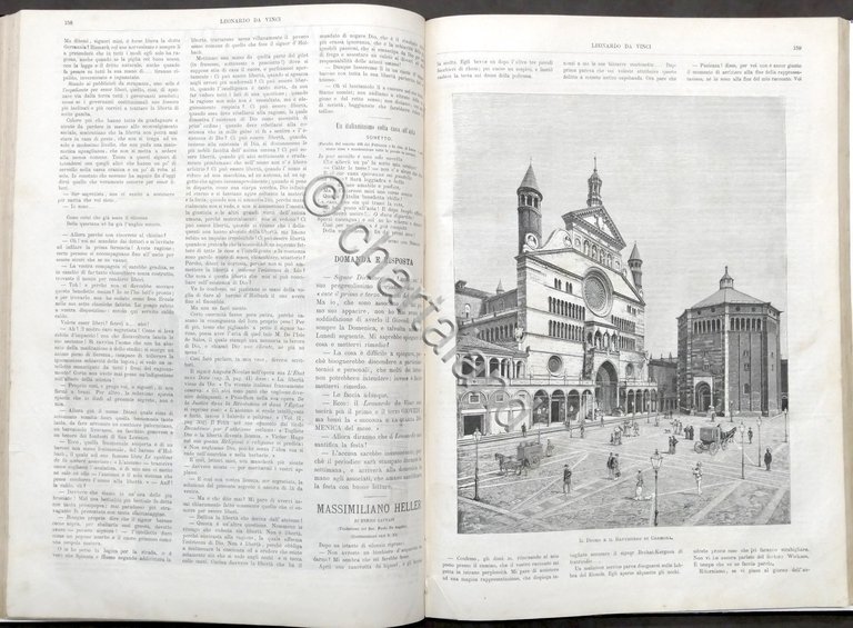 Periodico illustrato - Leonardo da Vinci - Anno IV completo …
