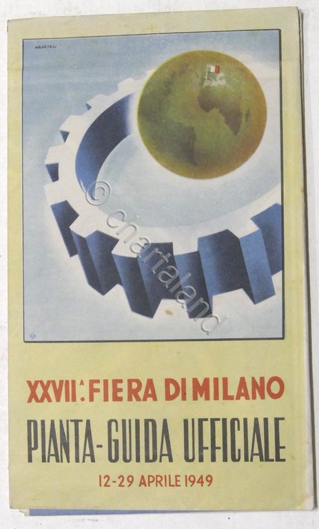 Pianta Guida ufficiale della XXVII Fiera di Milano - 1949