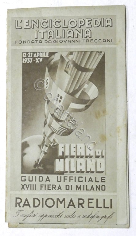 Pianta ufficiale della XVIII Fiera di Milano - 1937