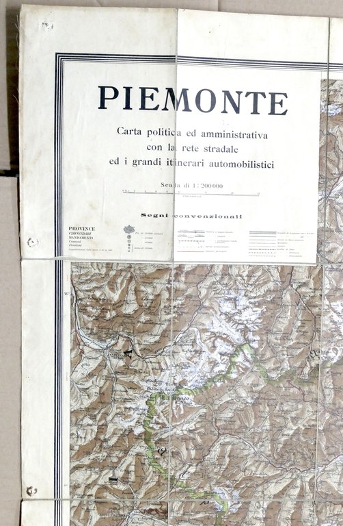 Piemonte - Carta politica amministrativa rete stradale De Agostini - …