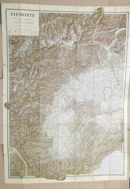 Piemonte - Carta politica amministrativa rete stradale De Agostini - …