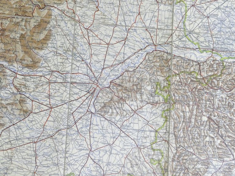 Piemonte - Carta politica amministrativa rete stradale De Agostini - …