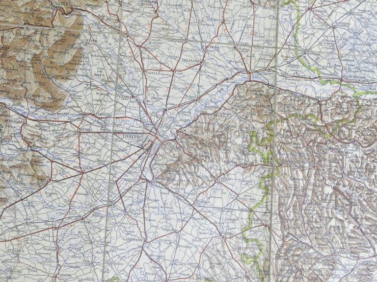 Piemonte - Carta politica amministrativa rete stradale De Agostini - …