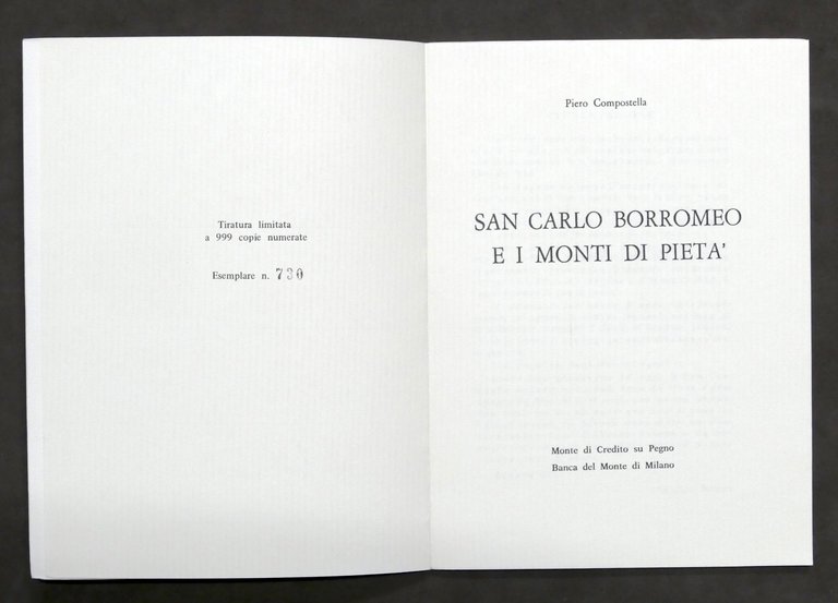 Piero Compostella - San Carlo Borromeo e i Monti di …