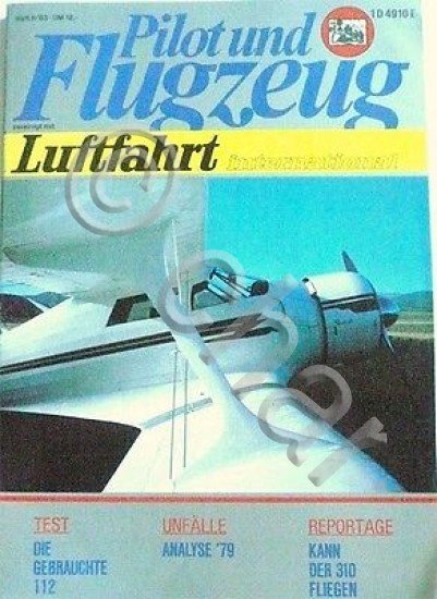 Pilot und Flugzeug - Luftfahrt International n. 8 - 1983 | Immagine Gallery 2