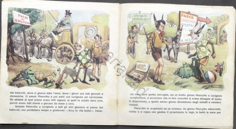 Pinocchio - Editrice Boschi - Anni '50