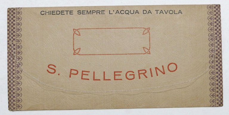 Portatovagliolo d'epoca - S. Pellegrino - La migliore acqua da … | Immagine Gallery 3