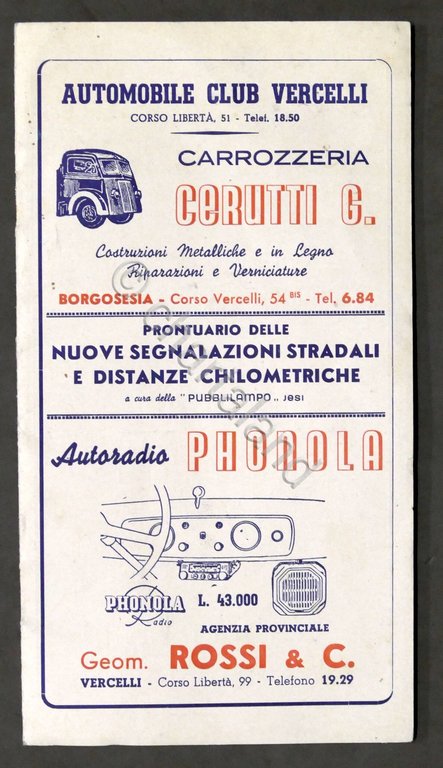 Principali segnali stradali adottati dalla Convenzione di Ginevra - anni …