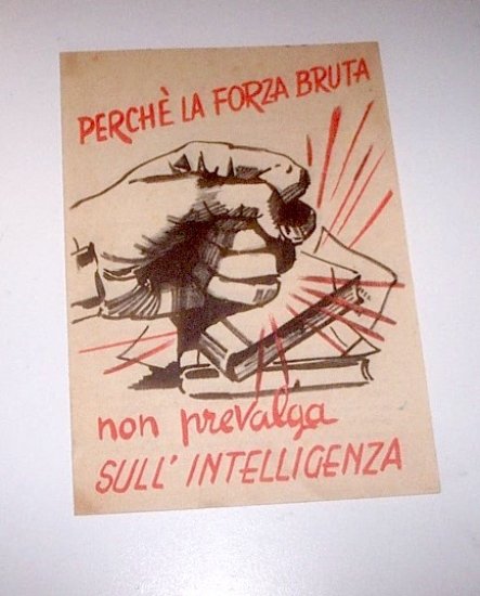 Propaganda Elezioni politiche Blocco Nazionale PLI - 1947 ca.