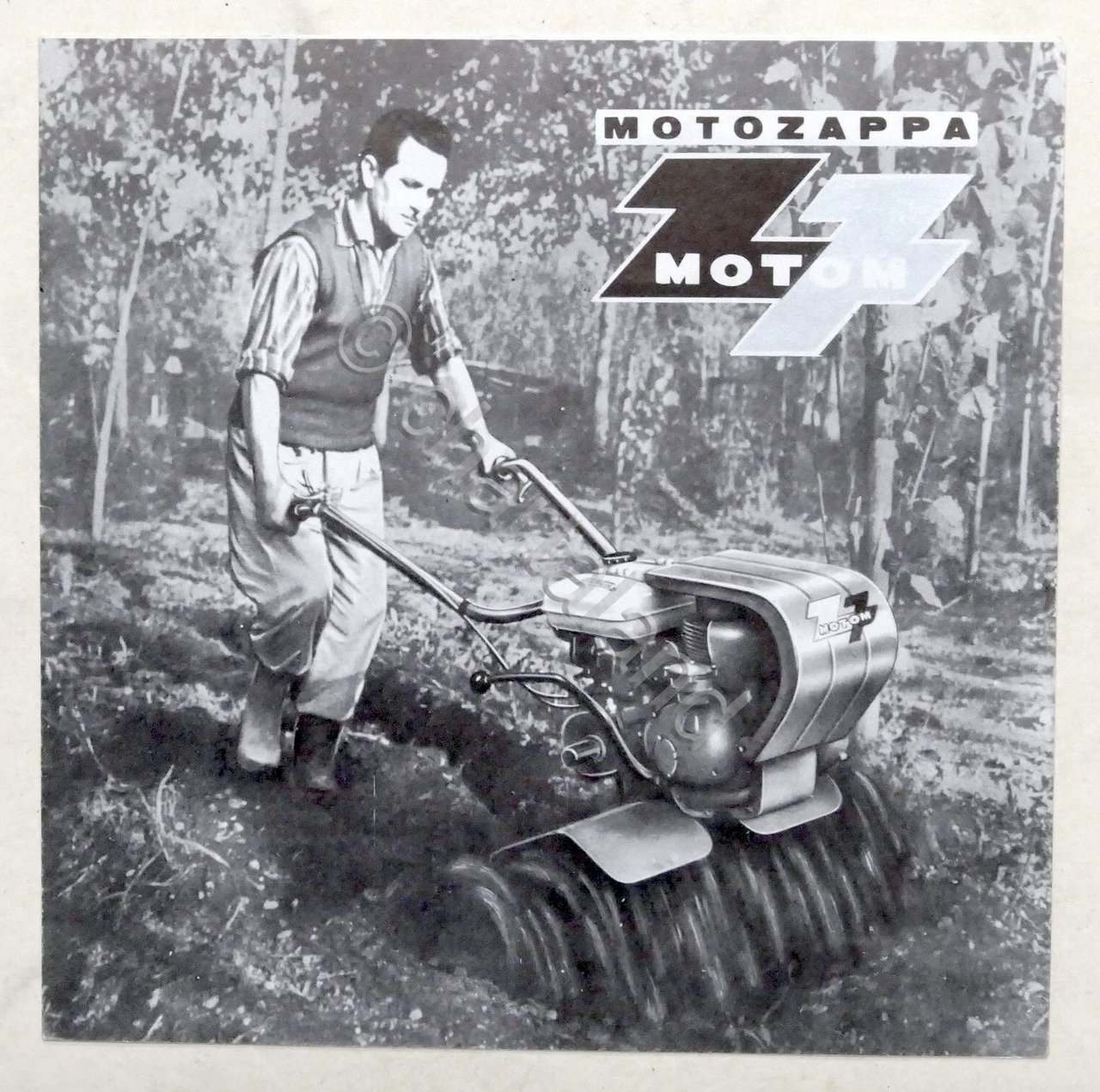 Pubblicità - Brochure Motozappa Motom - 1970 ca.