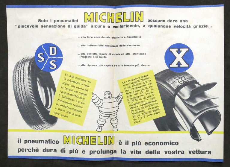 Pubblicità - Brochure Pneumatici Michelin - 1957 | Immagine Gallery 2