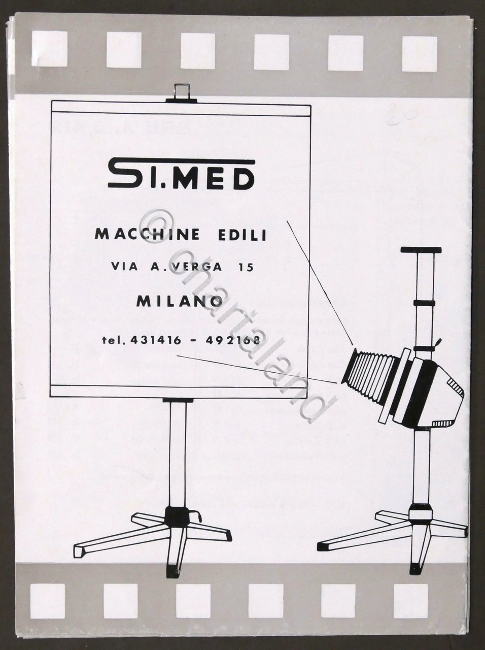 Pubblicità - Brochure SIMED - Macchine Edili - Milano - …