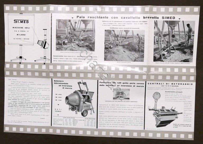 Pubblicità - Brochure SIMED - Macchine Edili - Milano - …