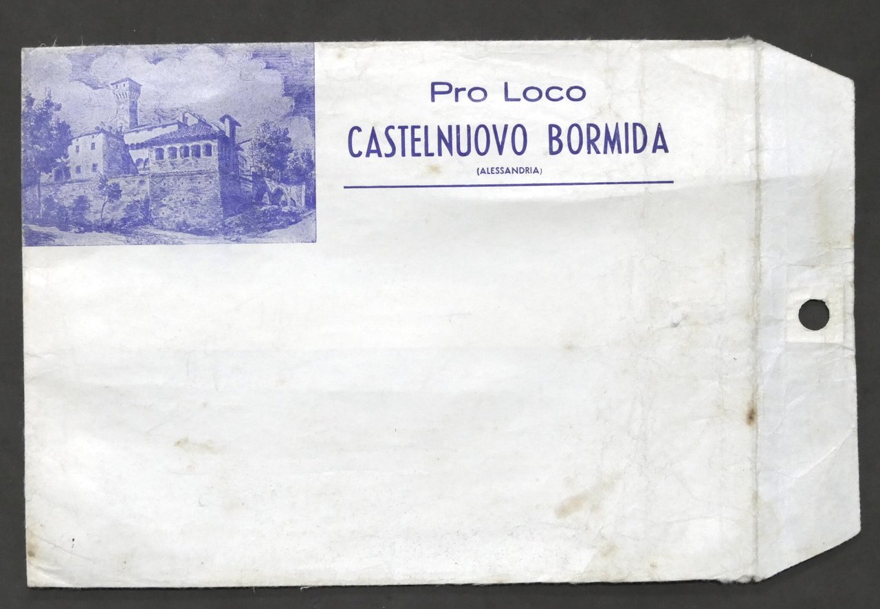 Pubblicità - Busta di spedizione Pro Loco Castelnuovo Bormida - …