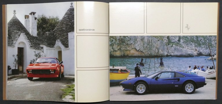 Pubblicità auto - Brochure Ferrari 308 Quattrovalvole - 1982 ca.