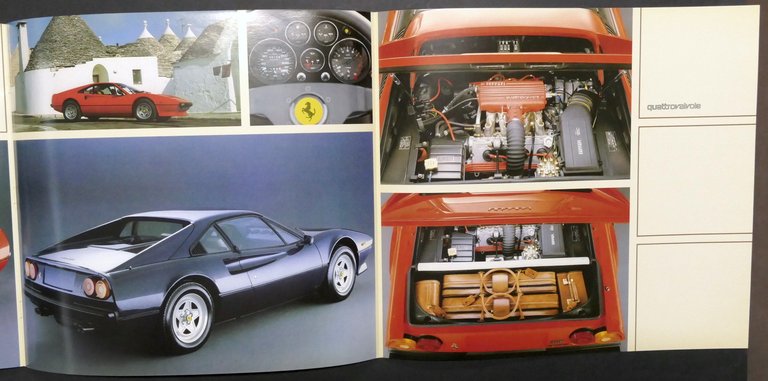 Pubblicità auto - Brochure Ferrari 308 Quattrovalvole - 1982 ca.