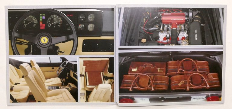 Pubblicità auto - Brochure Ferrari Mondial Cabriolet - 1982 ca.