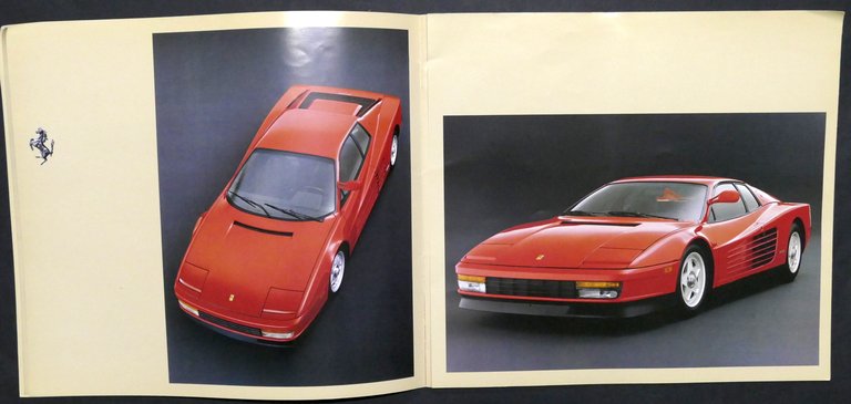 Pubblicità auto - Brochure Ferrari Testarossa - 1984 ca.