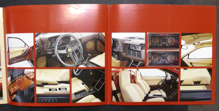 Pubblicità auto - Brochure Ferrari Testarossa - 1984 ca.