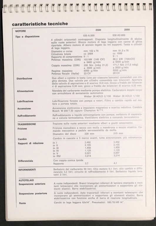 Pubblicità auto - Brochure Lancia Gamma Coupè - 1977