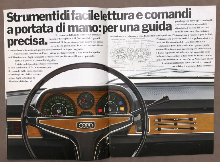 Pubblicità Automobilismo - Brochure Audi 100 Classe Sport-Confort - anni …