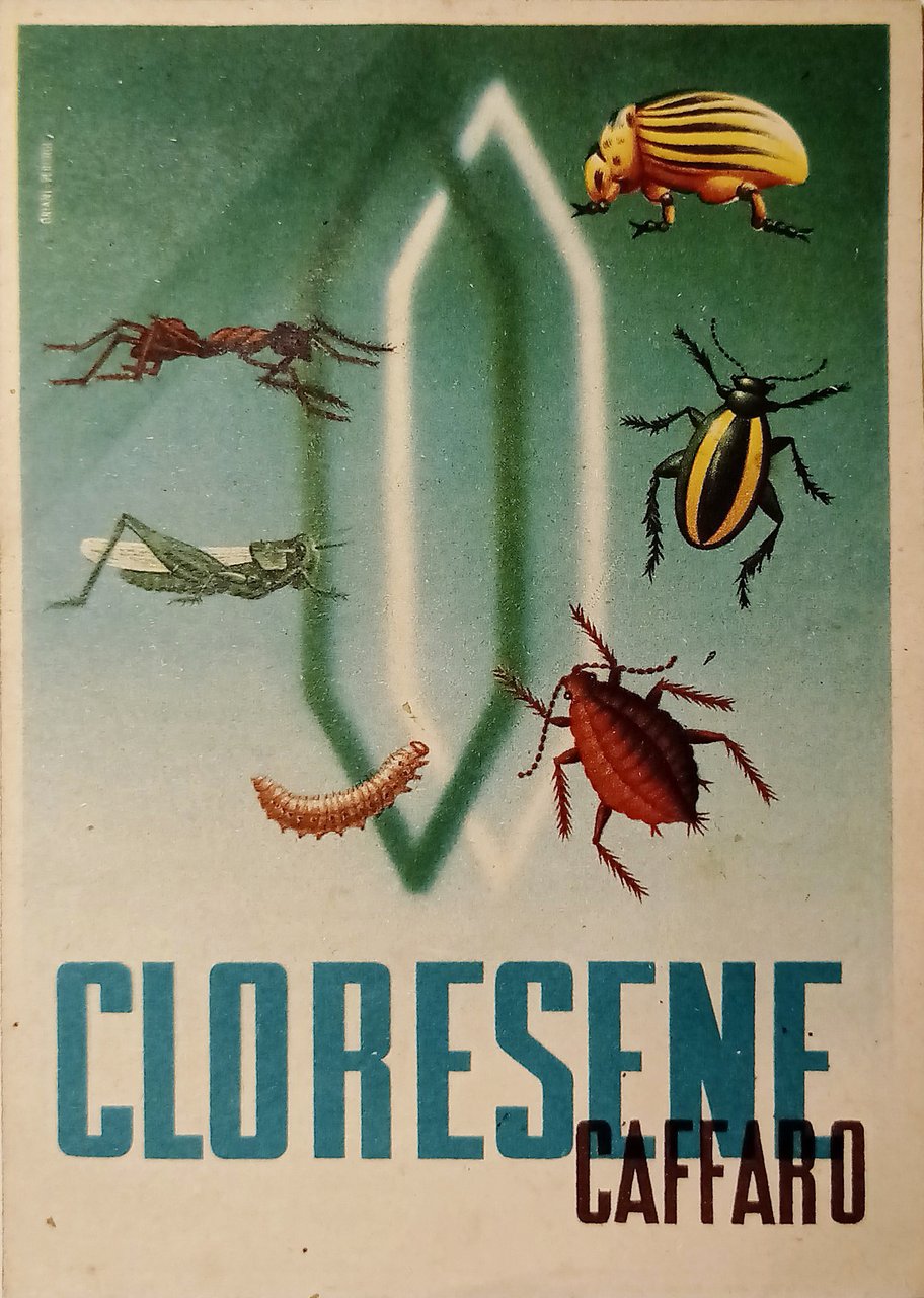 Pubblicità Brochure - Cloresene Caffaro - Anticrittogamici Insetticidi - 1946
