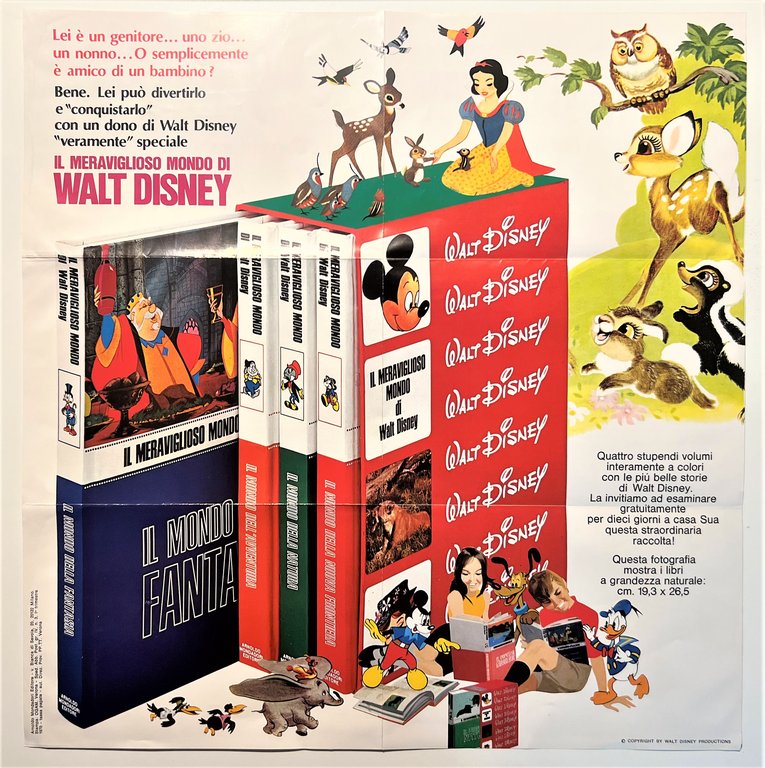 Pubblicità Brochure - Il Meraviglioso Mondo di Walt Disney - …