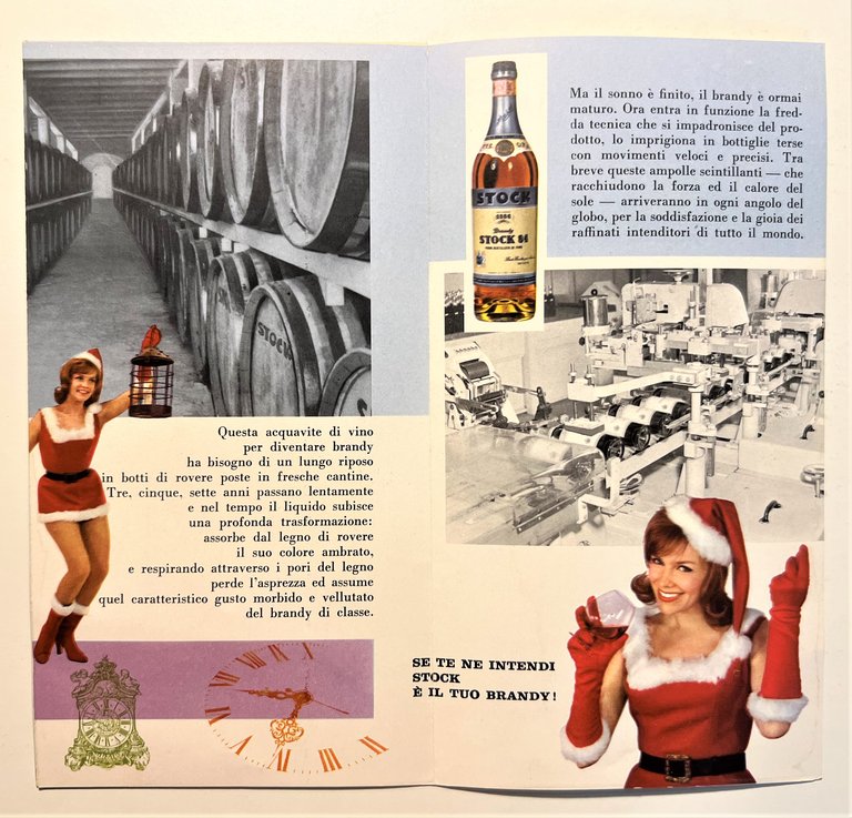 Pubblicità Brochure - La Storia del Brandy - Anni '60