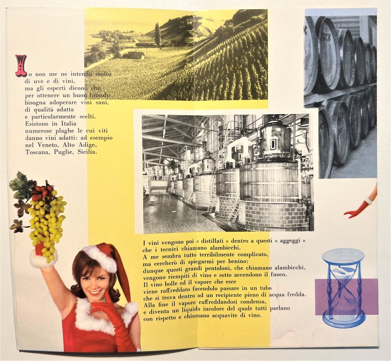 Pubblicità Brochure - La Storia del Brandy - Anni '60