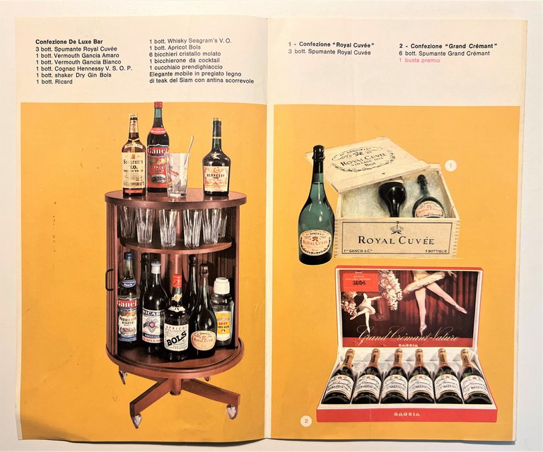 Pubblicità Brochure - Natale Gancia - 1964