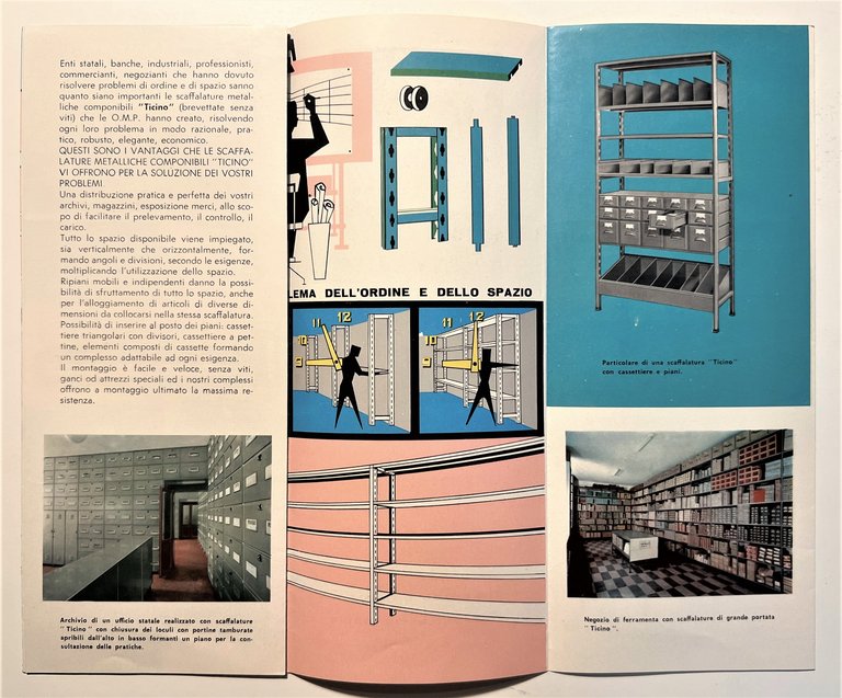 Pubblicità Brochure - Officine Meccaniche Pavesi - Anni '70