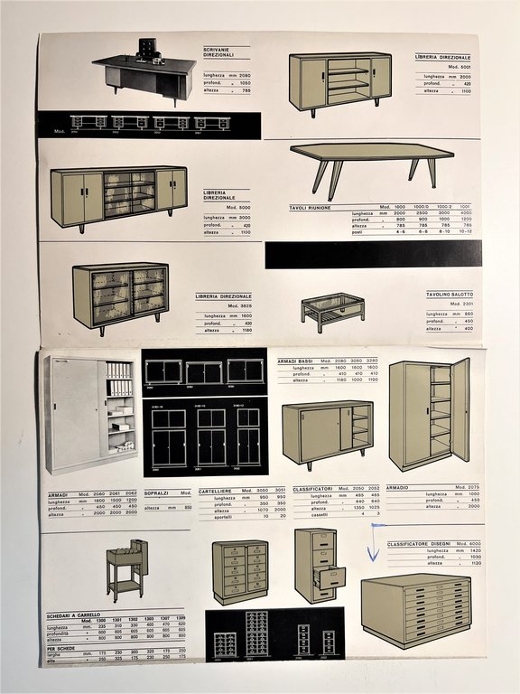 Pubblicità Brochure - Salamini Serie 2000 - Divisione Arredamenti - …