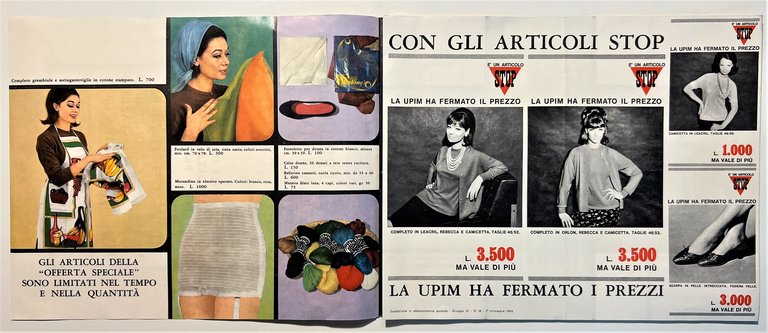 Pubblicità Brochure - UPIM Alessandria - 1964