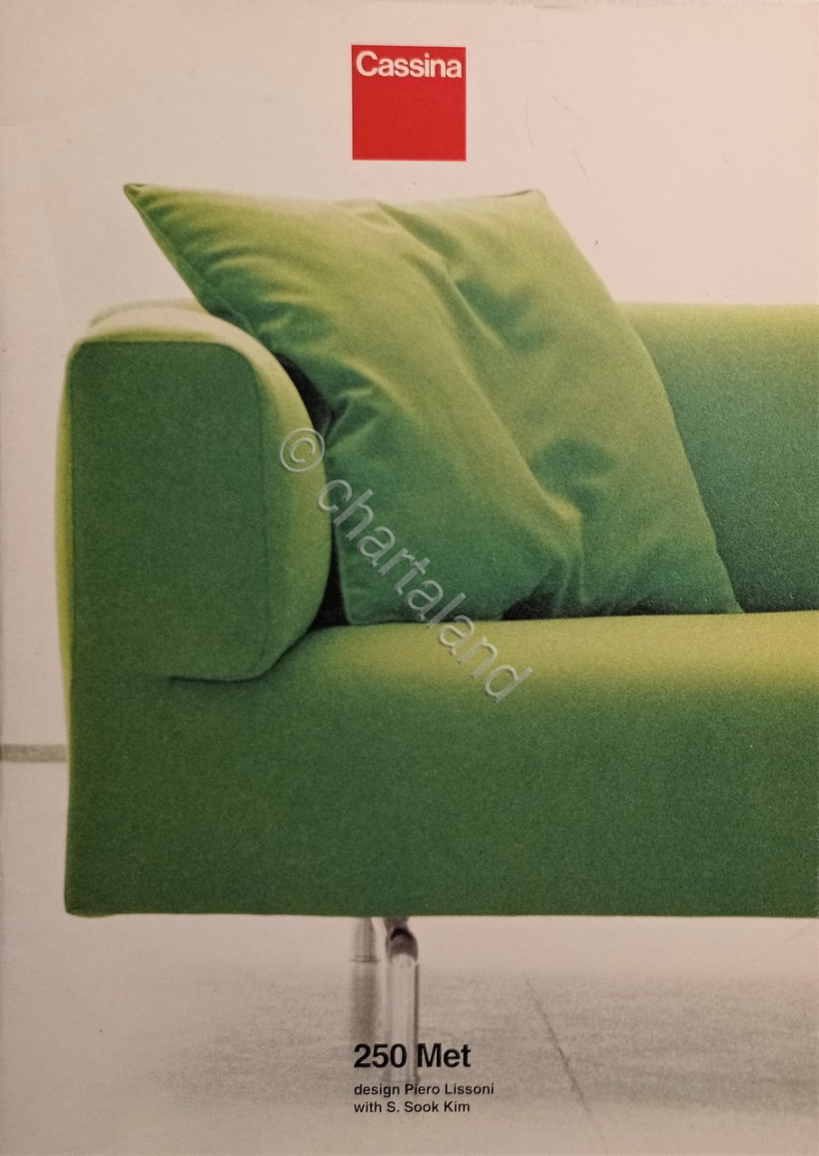 Pubblicita Brochure Cassina - 250 Met: Design Piero Lissoni with …