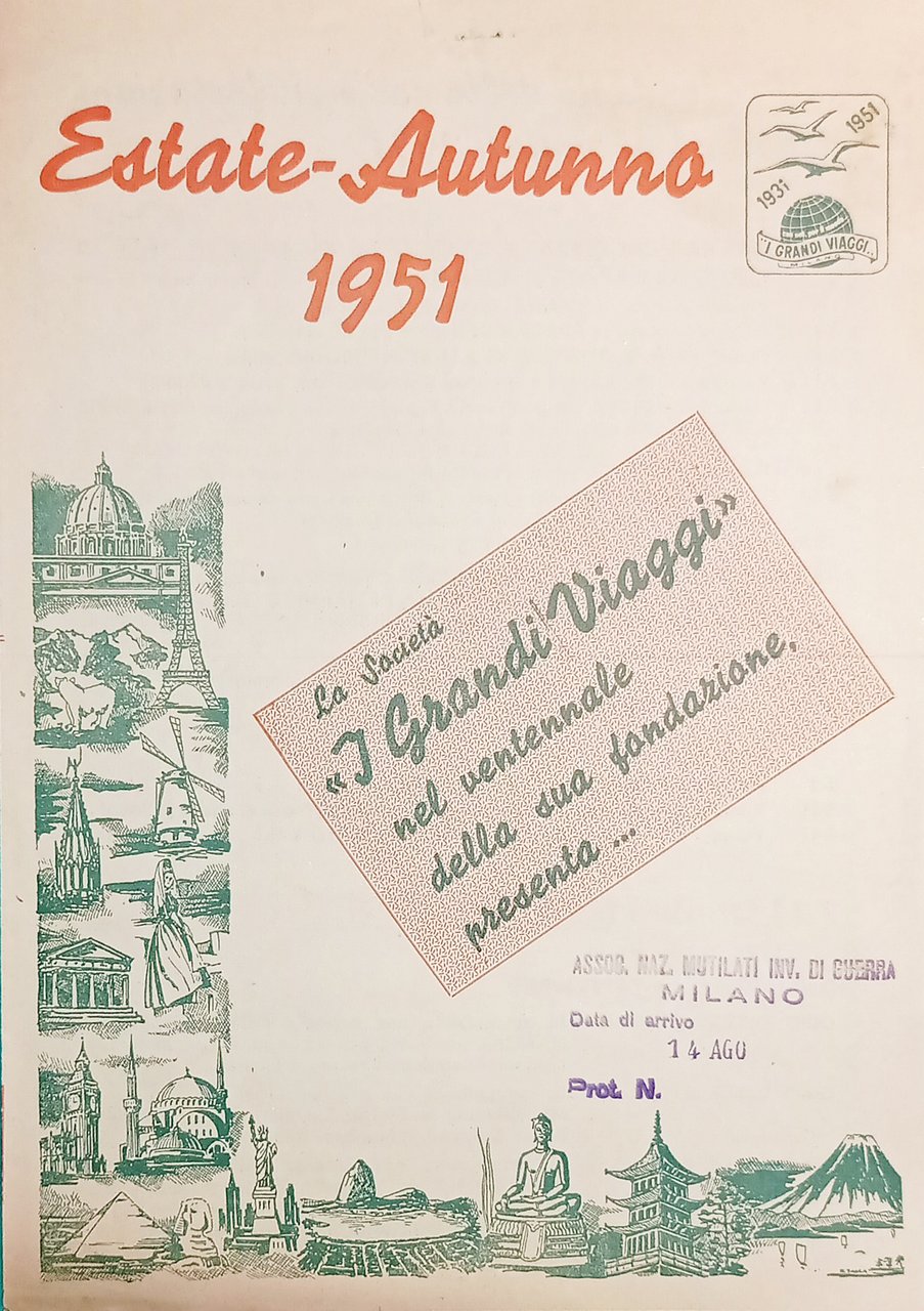 Pubblicità Brochure Crociere La Società I Grandi Viaggi - M/N … | Immagine principale