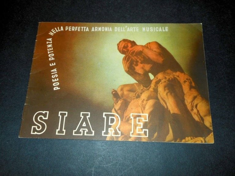 Pubblicità Brochure Radiotecnica - Radio SIARE 1940
