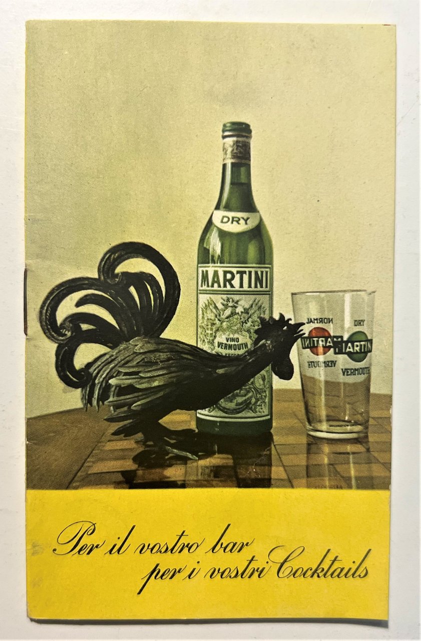 Pubblicità Brochure Ricettario cocktails - Vermouth Martini - Anni '70