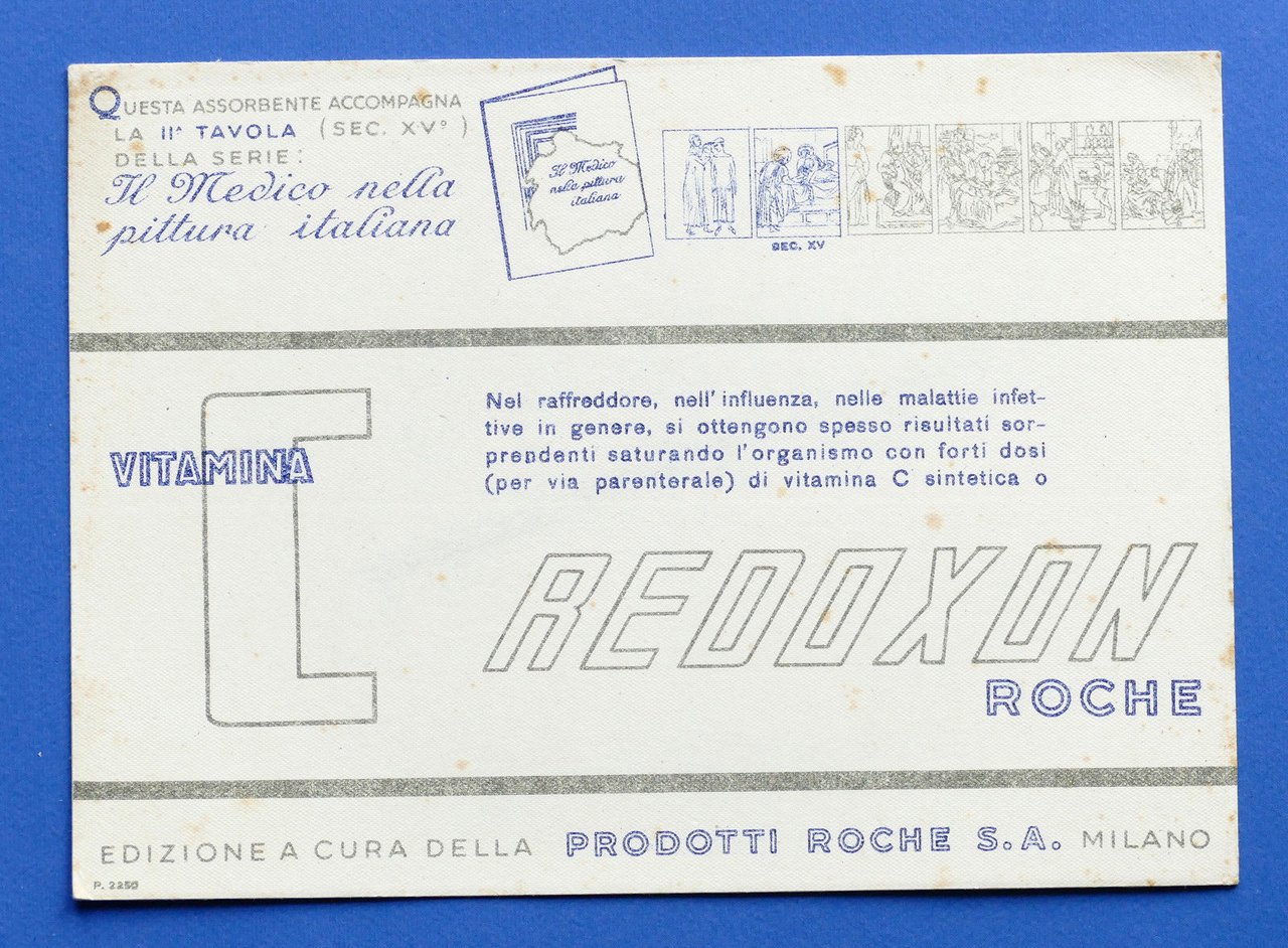 Pubblicità Carta Assorbente - Vitamina C Redoxon - Roche | Immagine principale