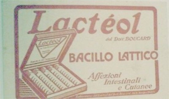Pubblicità Carta Assorbente Lacteol 1930 | Immagine principale