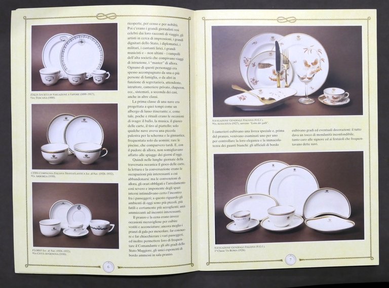 Pubblicità Ceramiche navigazione - Pranzo di gala a bordo con …