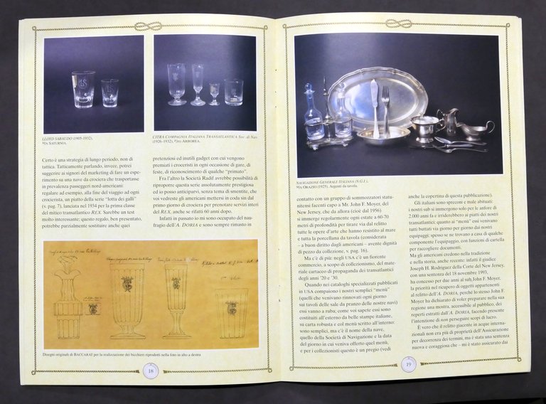 Pubblicità Ceramiche navigazione - Pranzo di gala a bordo con …