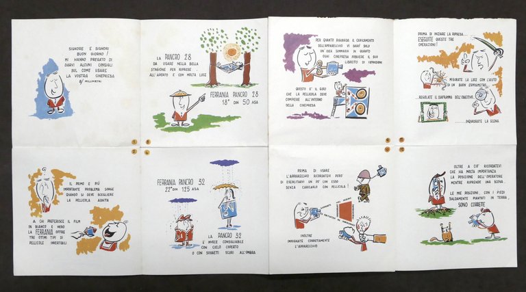 Pubblicità Ferrania - I segreti del dilettante - Disegni di …