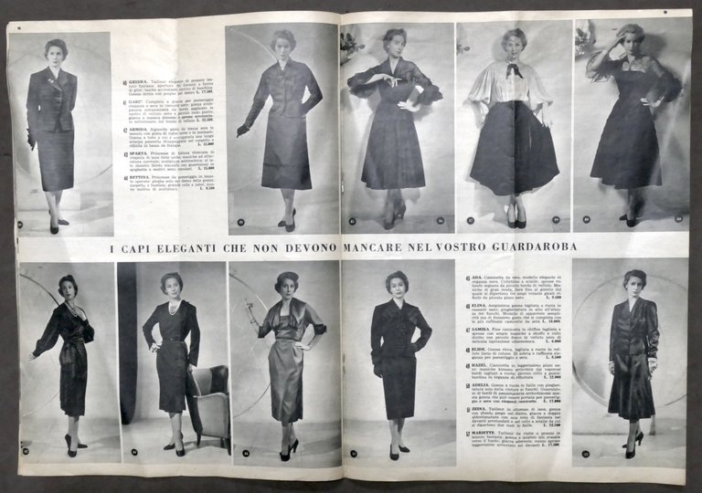 Pubblicità Moda - Marlux vendita corrispondenza - Stampa propagandistica 1952